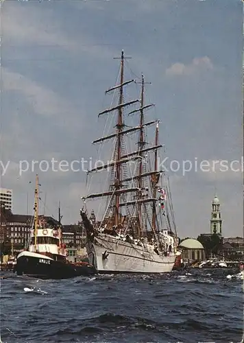 Segelschiffe Dreimastbark Sagres Hamburg Hafen  Kat. Schiffe