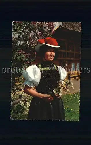 Trachten Schwarzwald Gutach Bollenhut  Kat. Trachten