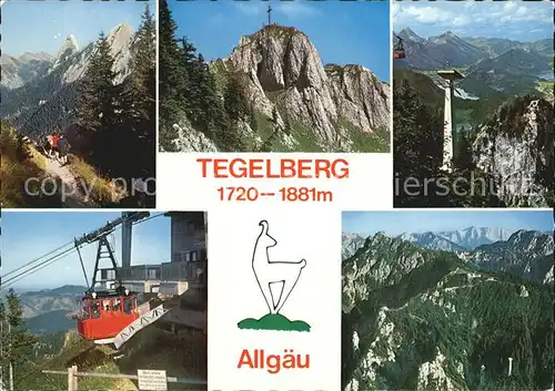 Seilbahn Tegelberg Allgaeu  Kat. Bahnen