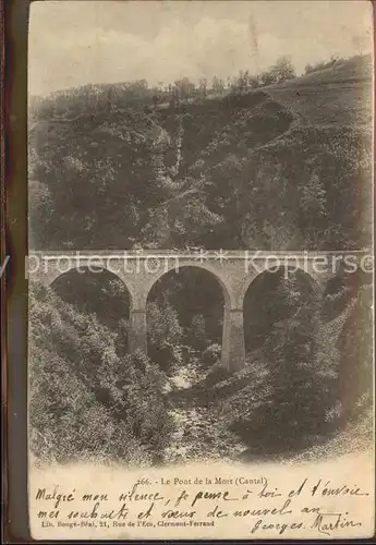 Bruecken Bauwerke Pont de la Mort Cantal  Kat. Bruecken