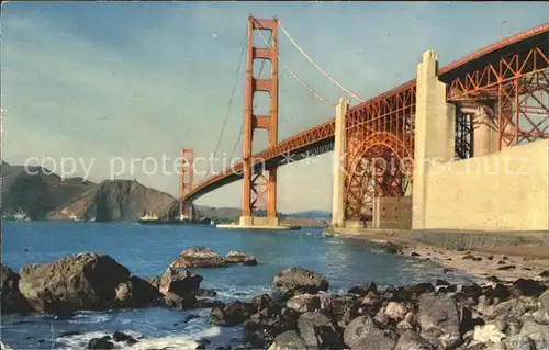 Bruecken Bauwerke Golden Gate Bridge San Francisco  Kat. Bruecken