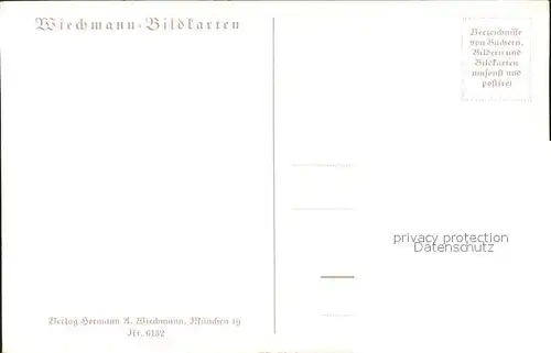 Schiestl M An der Quelle Nr. 6132 Verlag Wiechmann  Kat. Kuenstlerkarte