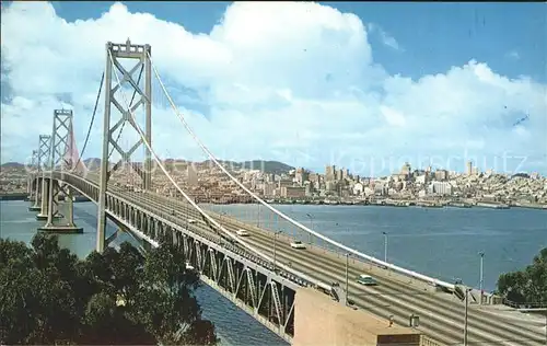 Bruecken Bauwerke San Francisco Oakland Bay Bridge Kat. Bruecken