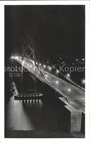 Bruecken Bauwerke San Francisco Oakland Bay Bridge  Kat. Bruecken
