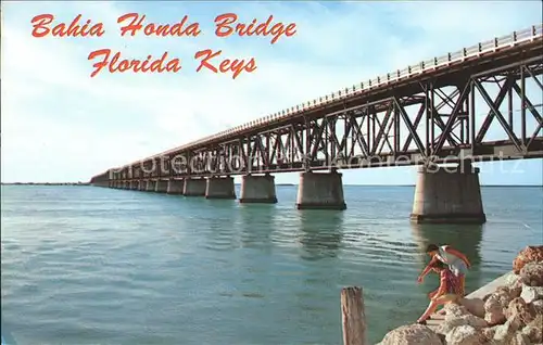 Bruecken Bauwerke Bahia Honda Bridge Florida Keys  Kat. Bruecken