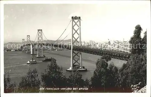 Bruecken Bauwerke Oakland Bay Bridge San Francisco Kat. Bruecken