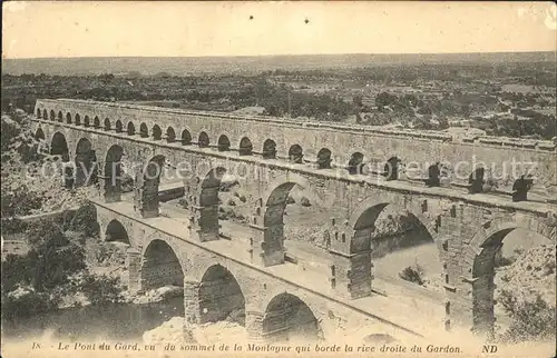 Bruecken Bauwerke Pont du Gard Gardon Kat. Bruecken