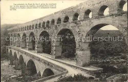 Bruecken Bauwerke Pont du Gard Gauche du Gardon  Kat. Bruecken