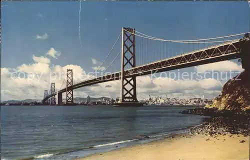 Bruecken Bauwerke San Francisco Bay Bridge  Kat. Bruecken
