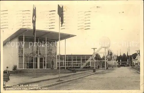Exposition Bruxelles 1935 Pavillon de la Suisse  Kat. Expositions