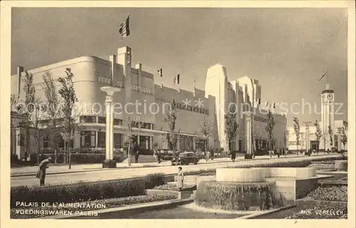 Exposition Bruxelles 1935 Palais de l Alimentation  Kat. Expositions