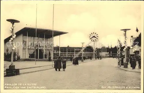 Exposition Bruxelles 1935 Pavillon de la Suisse  Kat. Expositions