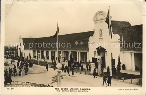 Exhibition British Empire 1924 South African Pavilion  /  /