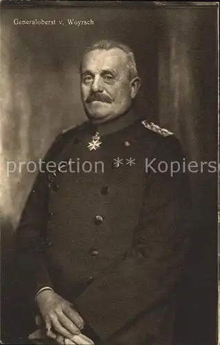 Generaele Remus von Woyrsch  Kat. Militaria