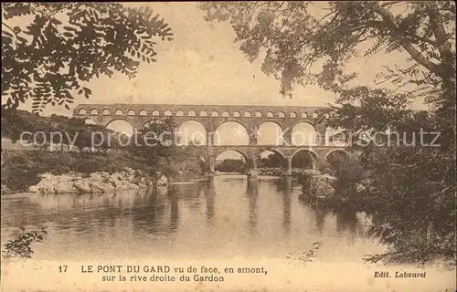 Bruecken Bauwerke Le Pont du Gard Gardon  Kat. Bruecken