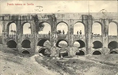 Bruecken Bauwerke Puente romano en Sevilla  Kat. Bruecken