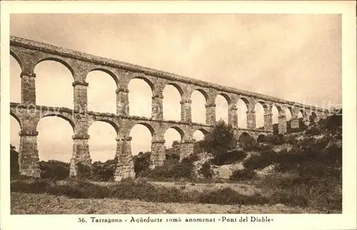 Bruecken Bauwerke Tarragona Aqueeducte roma anomenat Pont del Diable Kat. Bruecken