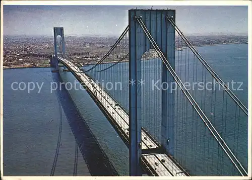 Bruecken Bauwerke Verrazano Bridge New York  Kat. Bruecken