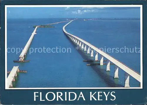 Bruecken Bauwerke Seven Mile Bridges Florida Keys  Kat. Bruecken