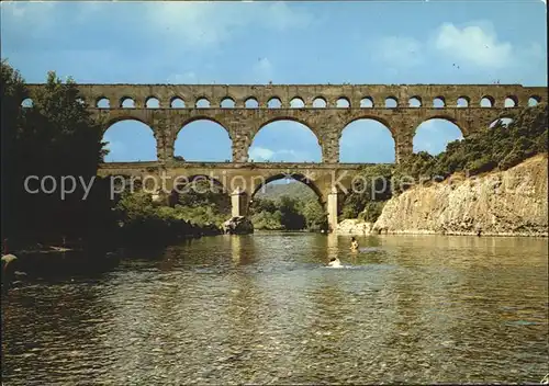 Bruecken Bauwerke Pont du Gard  Kat. Bruecken