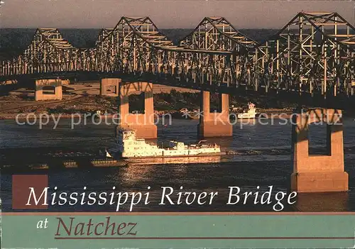 Bruecken Bauwerke Mississippi River Bridge Natchez  Kat. Bruecken