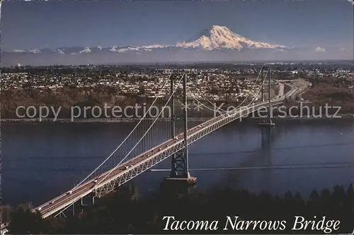 Bruecken Bauwerke Tacoma Narrows Bridge  Kat. Bruecken