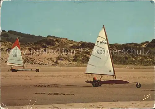 Segeln Strandsegeln Hardelot Char a Voile Land Yachts Kat. Sport