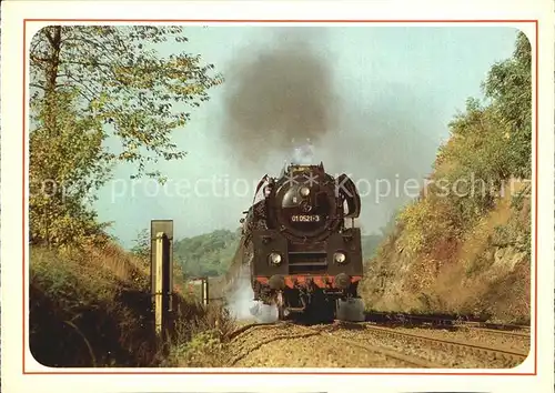 Lokomotive Lok 01 0521 Saalfeld Unterwellenborn  Kat. Eisenbahn