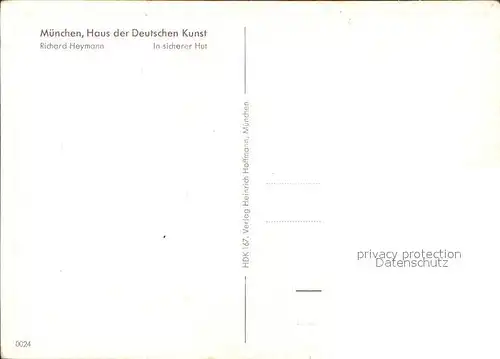 Verlag HDK Nr. 167 Richard Heymann In sicherer Hut  Kat. Verlage