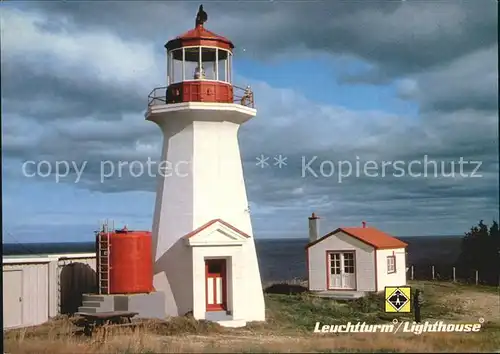 Leuchtturm Lighthouse Forillonark Quebec Canada Kat. Gebaeude