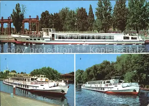 Motorschiffe Weisse Flotte Potsdam MS Cecilienhof MS Sanssouci Kat. Schiffe