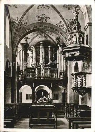 Kirchenorgel Klosterkirche Steinfelde Bachorgel  Kat. Musik