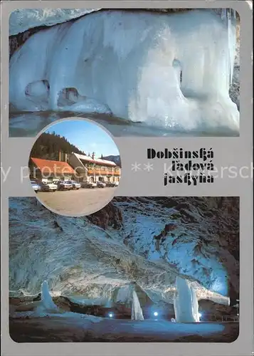 Hoehlen Caves Grottes Dobsinska ladova jaskyna Slovensky raj Kat. Berge