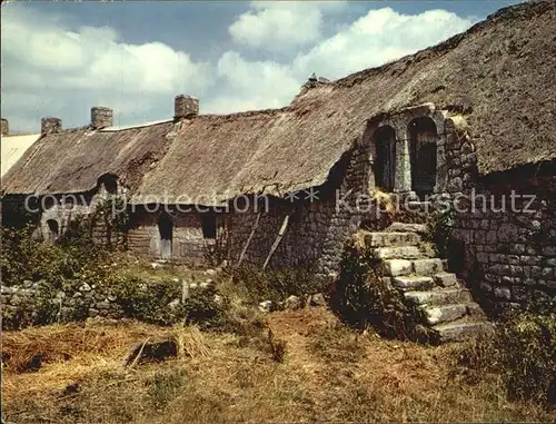 Bauernhaus Chaumieres bretonnes Morbihan Kat. Landwirtschaft