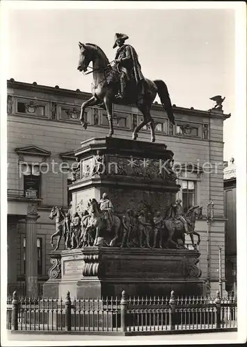 Friedrich der Grosse Denkmal Berlin Unter den Linden  Kat. Kaiser