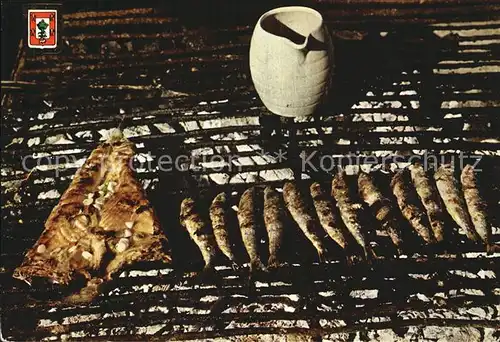Fische Sardinas asadas Santurce Vizcaya  Kat. Tiere