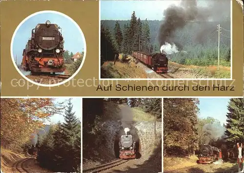 Harzquerbahn Lokomotive  Kat. Bergbahn