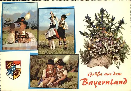 Trachten Bayern Kinder Tanz Bier  Kat. Trachten
