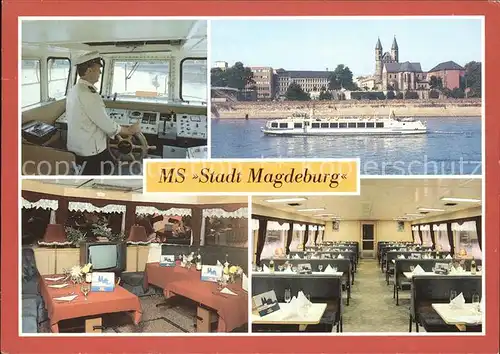 Motorschiffe MS Stadt Magdeburg  Kat. Schiffe