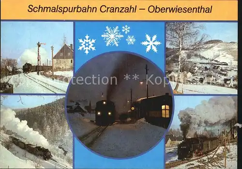 Eisenbahn Schmalspurbahn Cranzahl Oberwiesenthal  Kat. Eisenbahn