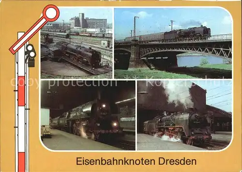 Lokomotive Eisenbahnknoten Dresden  Kat. Eisenbahn