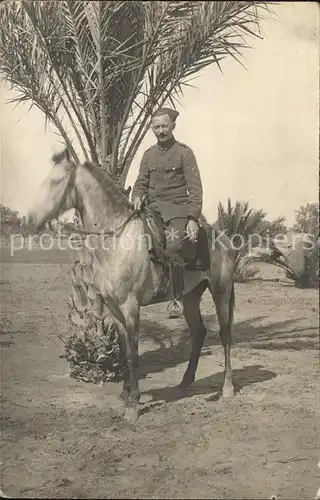 Militaria Kolonien Coloniale Soldat auf dem Pferd