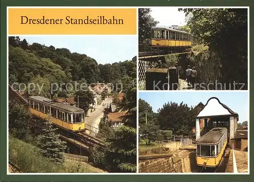 Eisenbahn Dresden Standseilbahn   Kat. Eisenbahn