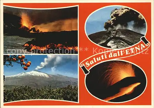 Vulkane Geysire Vulcans Geysers Etna Sicilia Sizilien  Kat. Natur