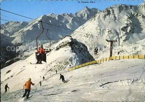 Sessellift Skifahren Wallack Haus Grossglockner Hochalpenstrasse  Kat. Bahnen