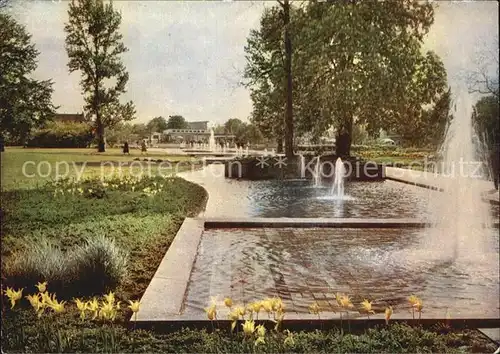 Gartenbauaustellung Erfurt Wasserachse Staudenanlage  Kat. Expositions