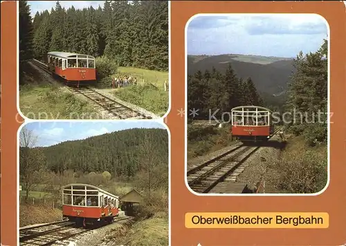 Bergbahn Oberweissbach  Kat. Bergbahn