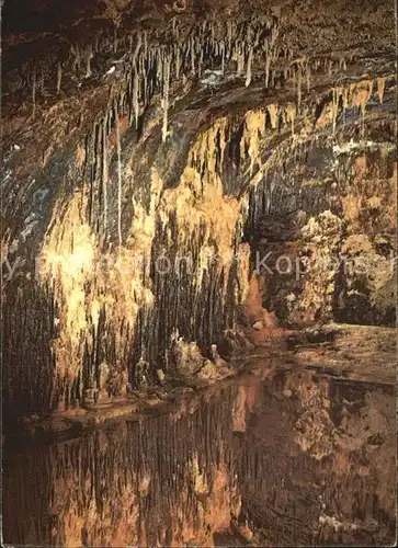 Hoehlen Caves Grottes Saalfeld Saale Feengrotten Mittlere Grotte  Kat. Berge