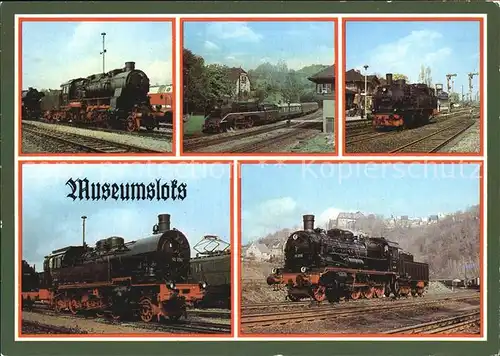 Lokomotive Museumsloks 58 261 18 201 74 1230 93 230 38 205 Kat. Eisenbahn