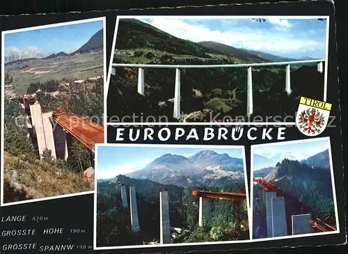 Bruecken Bridges Ponts Europabruecke Tirol